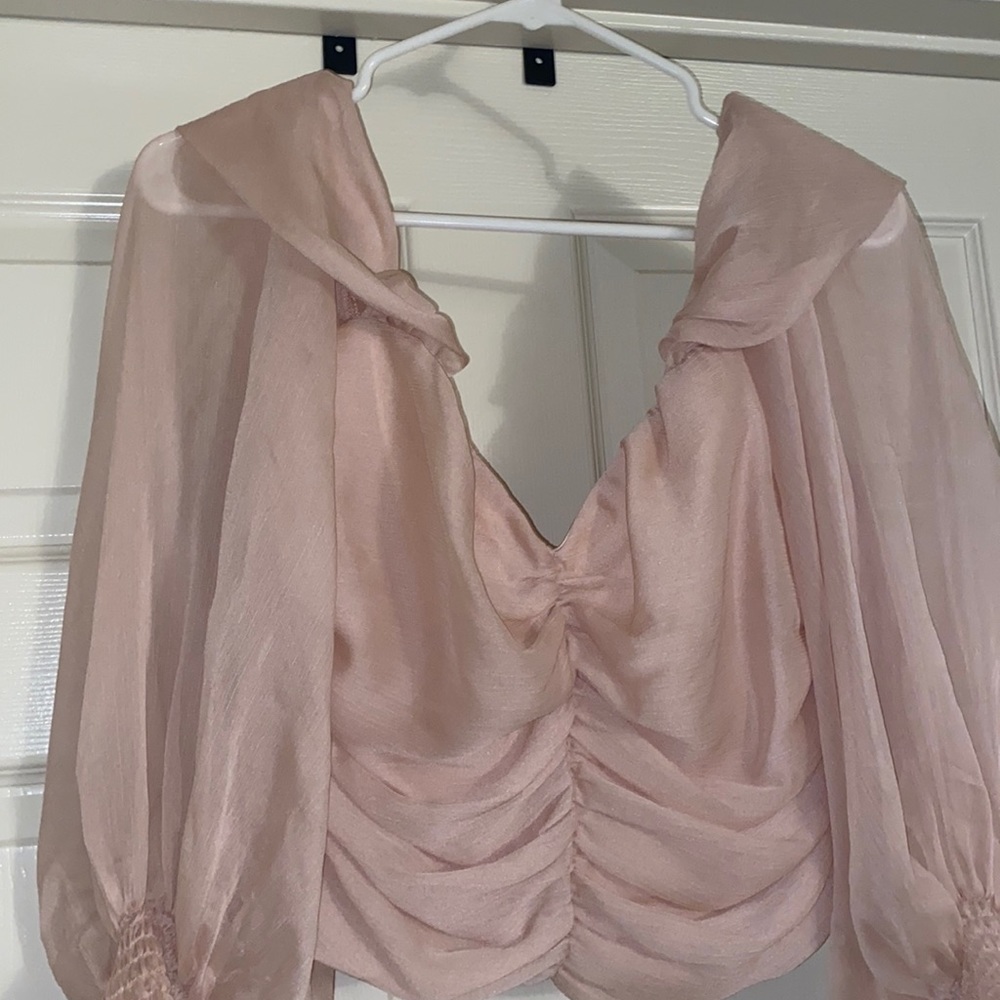 Rose mauve fancy top